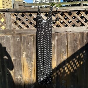 Faithfull the Brand Black and White Polka Dot Dress